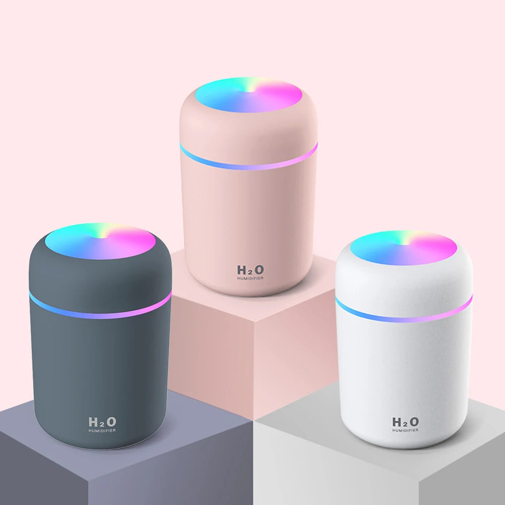 Mini Portable USB Air Humidifier Ultrasonic Purifier Aroma Diffuser Steam Mist Maker Home Office Car Atomizer Aromatherapy