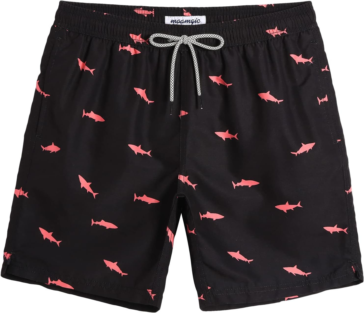 Mens Swim Trunks Quick Dry Swim Shorts with Mesh Lining Funny Swimwear Bathing Suits 7Inch